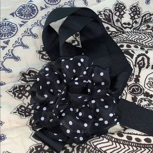 White House Black Market Flower belt